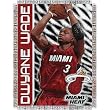 Dwayne Wade #3 Miami Heat NBA Woven Tapestry Throw Blanket (48x60")"