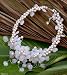 Pearl and rose quartz flower necklace, 'Passion in Bloom'