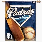 San Diego Padres 27 x 37 Vertical Flag