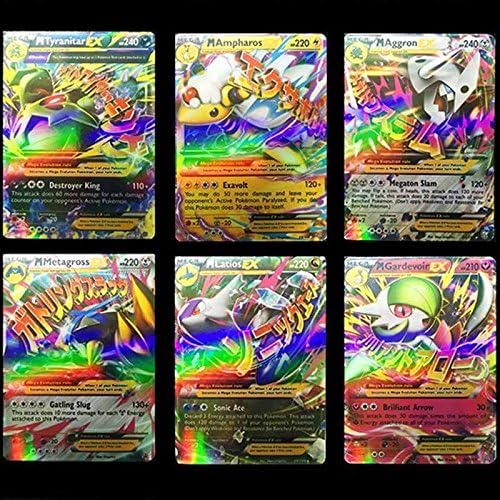 Lot New 20 PCS Pokemon EX Card All Kids Toy Mega Holo New Flash Trading Venusaur Gift Cards Charizard