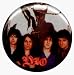 Dio - Group Shot (Devil Behind) - AUTHENTIC 1980's RETRO VINTAGE 1.25