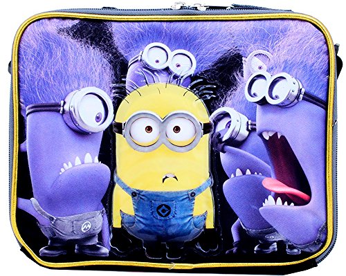 Despicable Me 2 Purple Minion Insulated Lunch Bag