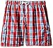 Kanu Surf Men's Big Paradigm Extended Size Plaid Swim Trunks