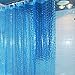 JBtek 3D Effect Bathroom Curtain 3D Water Cube Mold & Mildew Free Shower Curtain Shower Liner 100% EVA with Plastic Hooks (Blue)