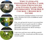 The Best How To Earn Extra Money, Marketing and Success Principles for Microscope Web Businesses 3 CD Power Pack