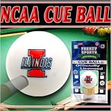 Illinois Fighting Illini College Logo Pool Cue Ball