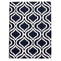 PUNCHCASE Hansen - Funda con motivo de enrejado, color azul marino y blanco  (sirve para Kindle Paperwhite, Kindle y Kindle Touch)