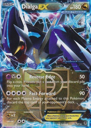 Dialga Ex Plasma Blast 65/101 Pokemon Card Rare