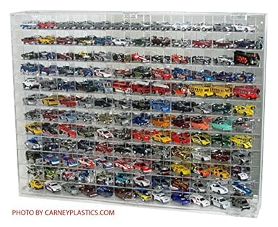 Hot Wheels Diecast Display Case 144 CAR 1:64 Fits Redlines Toys for Boys