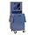 Edsal CSC6625BU 24-1/2-Inch Wide by 22-1/2-Inch Deep by 62-3/4-Inch High Mobile LCD Monitor Computer Cabinet, Blue