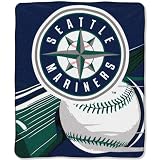 Seattle Mariners 50x60 Raschel Throw