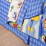 Trains, Planes & Trucks Bedskirt by Olive Kids