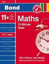 Bond 10 Minute Tests 10 - 11+ years Maths