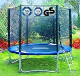 SixBros. Sport - Sixjump Professional 8.5FT - Trampoline de jardin - 2,55 m Ø - Filet de sécurité | Échelle | Housse de protection | Modèle 2012 | Certificat TÜV/GS