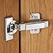 Half Overlay Blum 110 deg Soft-Close BLUMotion Clip Top Frameless Hinges, Pair