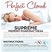 Perfect Cloud Supreme 8 Inch Memory Foam Mattress (Twin Size) - Amazon Exclusive Model Featuring New Air Foam Technology - 25 Year Warranty