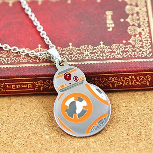 Star Wars VII: The Force Awakens BB-8 Cut Out Stainless Steel Necklace