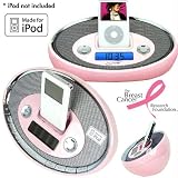 Pink iLive iPod Alarm Digital Clock Radio with Remote