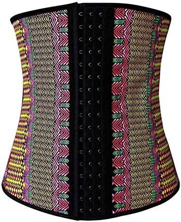 Oriyass Women's teel Boned Latex Waist Trainer (Vest) Corset Tummy Tuck Body Shaper