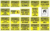CAUTION LOW OVERHEAD CLEARANCE 10 x 14 Dura Aluma-Lite Sign
