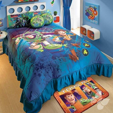 Quilt Bedspread Set Toy Story Space - Twin Ind.