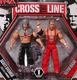 TNA Wrestling Cross the Line Series 1 Action Figure 2Pack Scott Steiner Kevin Nash