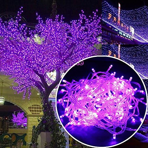 New 10M 100LED Christmas Wedding Xmas Party Decor Outdoor Fairy String Light Lamp "Color Purple" Set 012