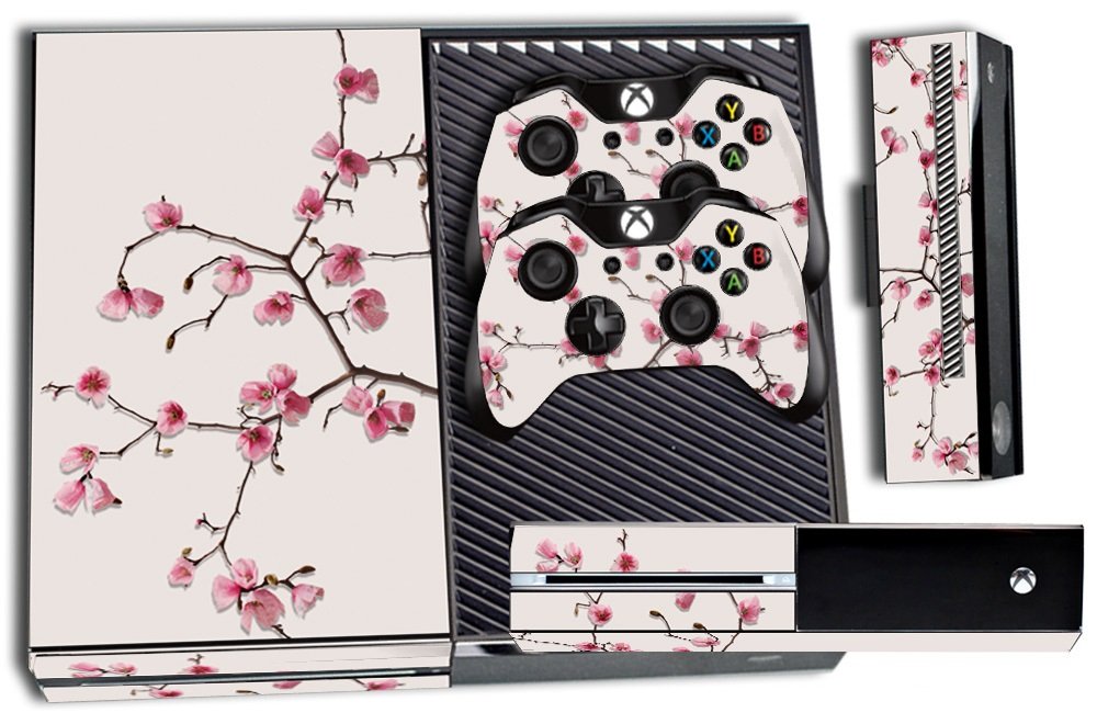 Designer Skin Sticker for the Xbox One Console With Two Wireless Controller Decals Cherry Blossoms
Designer Skin Sticker for the Xbox One Console With Two Wireless Controller Decals Cherry Blossoms