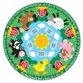 Melissa & Doug Farm Friends Fresh Start Circular Floor Puzzle