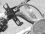 Motorcycle ATV Handlebar Engine Guard Cup Drink Can Bottlle Travel Mug Holder Harley Davidson Hd Honda Kawasaki Suzuki Can-Am Indian Victory Ural Triumph Yamaha Dyna Softail Heritage Sportster Wide Glide Chopper Bobber Road King Vulcan Road King V-star Shadow VTX Boulevard