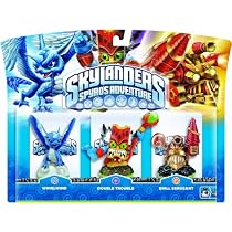 Skylanders Spyro's Adventure: Triple Character Pack - Double Trouble, Whirlwind and Drill Sergeant (Wii/PS3/Xbox 360/PC)