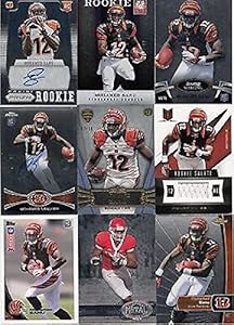 41ct Mohamed Sanu 2012 Football Rookie Card RC Lot - Auto, Jersey, Serial # - NFL Trading Cards