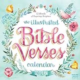 The Illustrated Bible Verses Wall Calendar 2016
