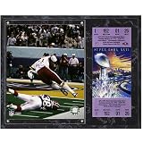 Mounted Memories Washington Redskins Super Bowl XXVI Art Monk Plaque with Replica Tickets
