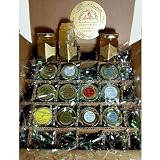 Honey 12 Jar Assortment-12 Different Honeys 3oz Jars