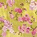 Caspari Plum Blossom 20 Count Paper Cocktail Napkins, Gold