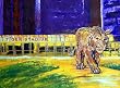 LSU Painting - On the Prowl in Death Valley