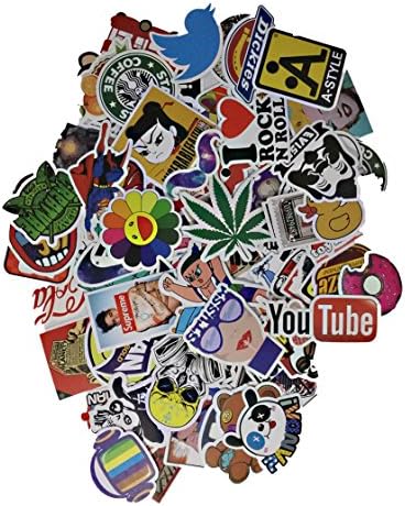 Dustgo Car Stickers Decals Pack 200 Pieces Superior Quality Random Patterns Bumper Stickers