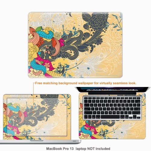 Protective Decal Skin Sticker for Macbook Pro 13 (release 2009) with 13.3 in screen case cover 2i_ Mcbkpro13-509