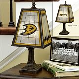 Anaheim Ducks NHL 14" Art-Glass Table Lamp