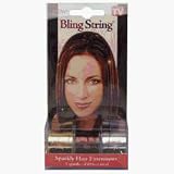 AS SEEN ON TV Bling String(TM) Sparkly Hair Extensions - Silver/Gold/Brown BLINGSTRINGA