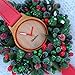 WOODIES Red Bamboo Wood Watch