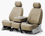 Coverking Custom Seat Covers Leatherette Solid Beige Best fitted for 1989 to 1990 Corvette