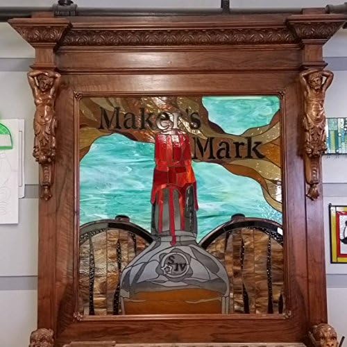 Stained Glass Panel - Maker's Mark