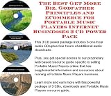 The Best Get More Biz, Godfather Principles and eCommerce for Portable DVD Players Internet Businesses 3 CD Power Pack