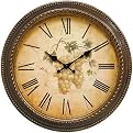 Grape Dial Wall Clock - Antique Brown (16")