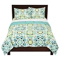 Home Tile Comforter Set - Aqua