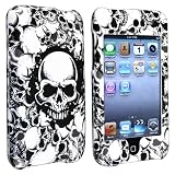 Snap-on Case compatible with Apple® iPod® touch 2nd / 3rd Gen, White Skull