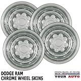 2003-2011 Dodge Ram 17 Chrome Wheel Skin Covers