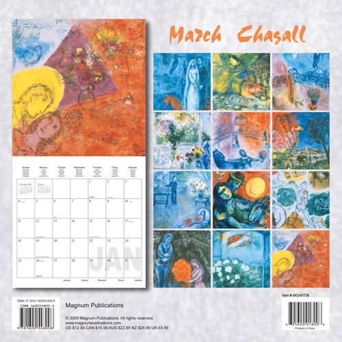 Marc Chagall 2011 Calendar MGART09